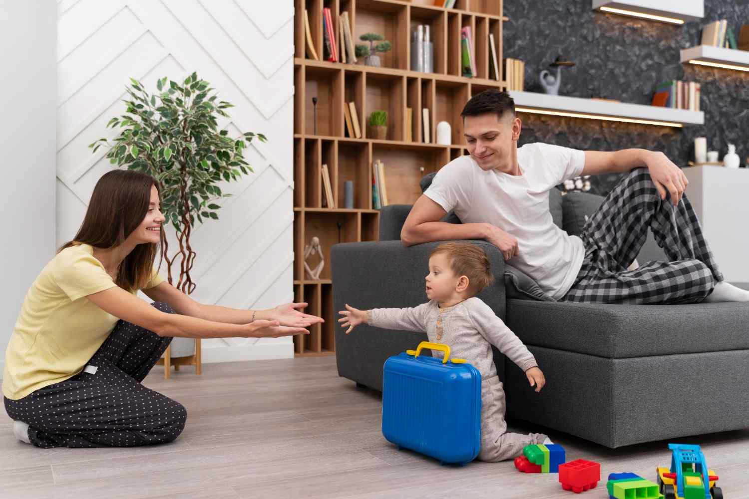 Family enjoying their clean Pacific Palisades home with our professional house cleaning service