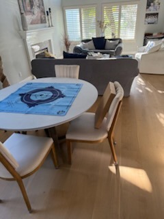 After deep cleaning service in Los Angeles with a clean and organized bedroom