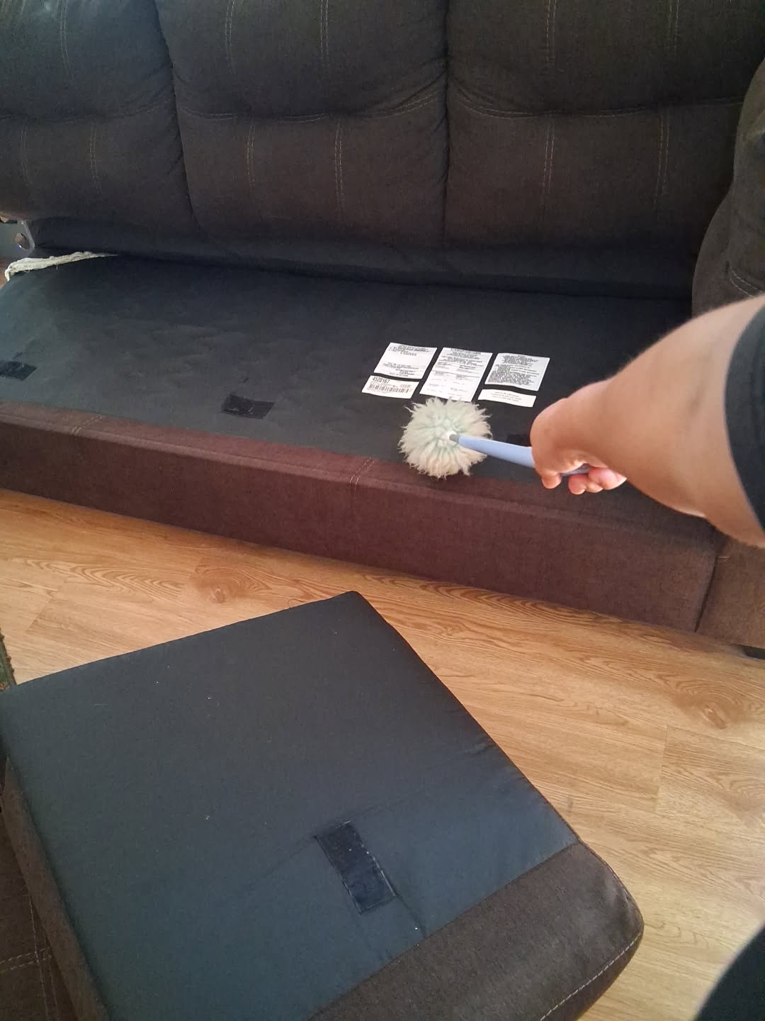 After deep cleaning service in Los Angeles showing a spotless living room